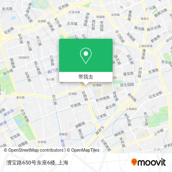 漕宝路650号东座6楼地图