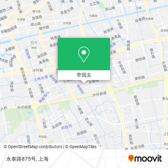 永泰路875号地图