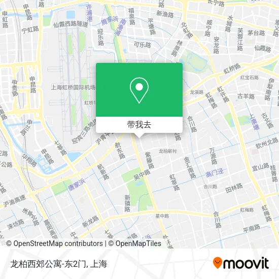 龙柏西郊公寓-东2门地图