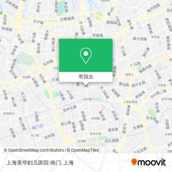 上海美华妇儿医院-南门地图