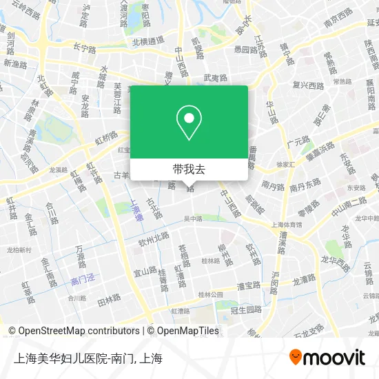 上海美华妇儿医院-南门地图