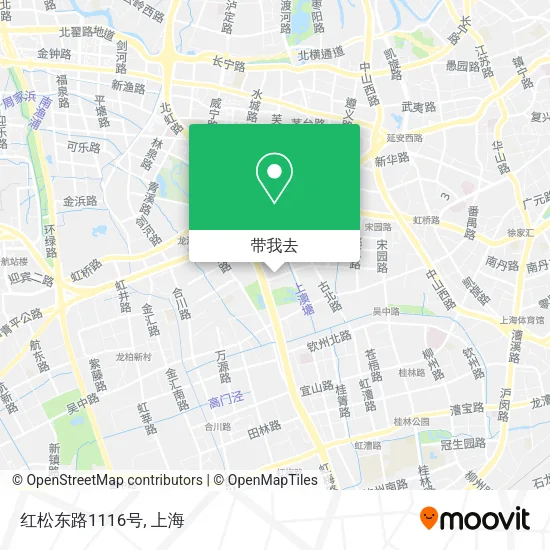 红松东路1116号地图