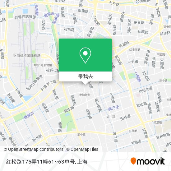 红松路175弄11幢61~63单号地图