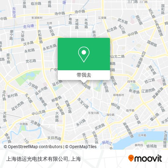 上海德运光电技术有限公司地图