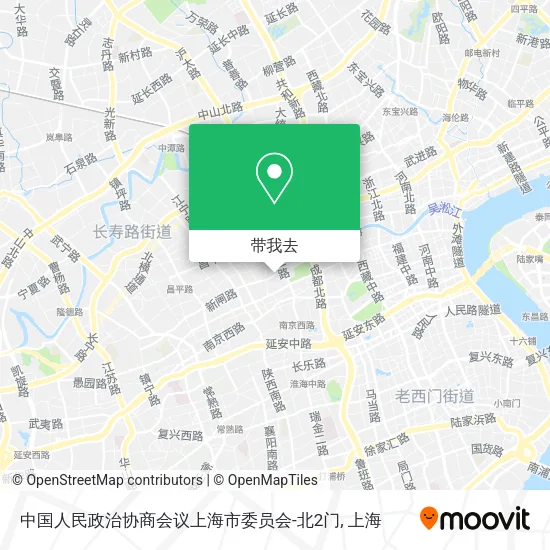中国人民政治协商会议上海市委员会-北2门地图