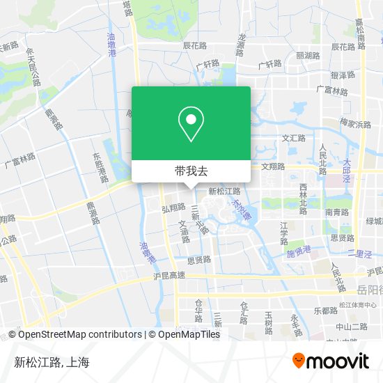 新松江路地图