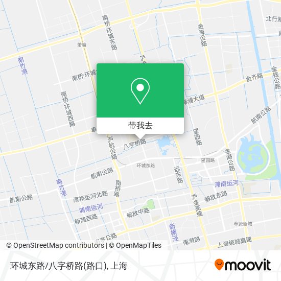 环城东路/八字桥路(路口)地图