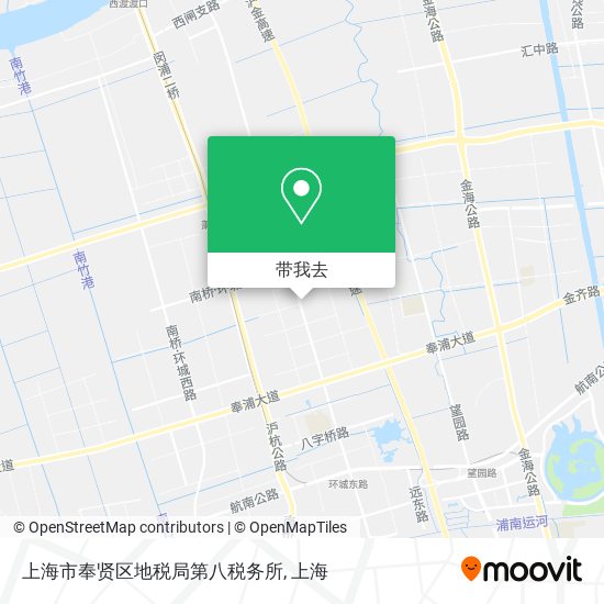 上海市奉贤区地税局第八税务所地图