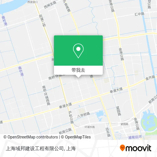 上海域邦建设工程有限公司地图