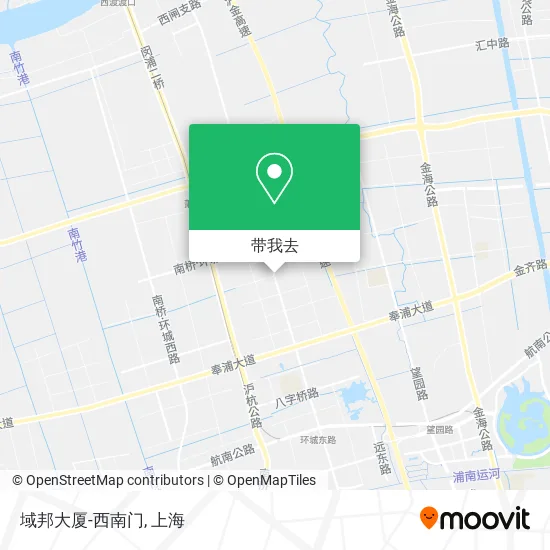 域邦大厦-西南门地图