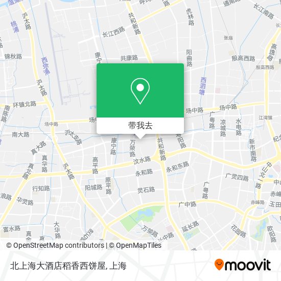 北上海大酒店稻香西饼屋地图