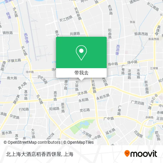 北上海大酒店稻香西饼屋地图