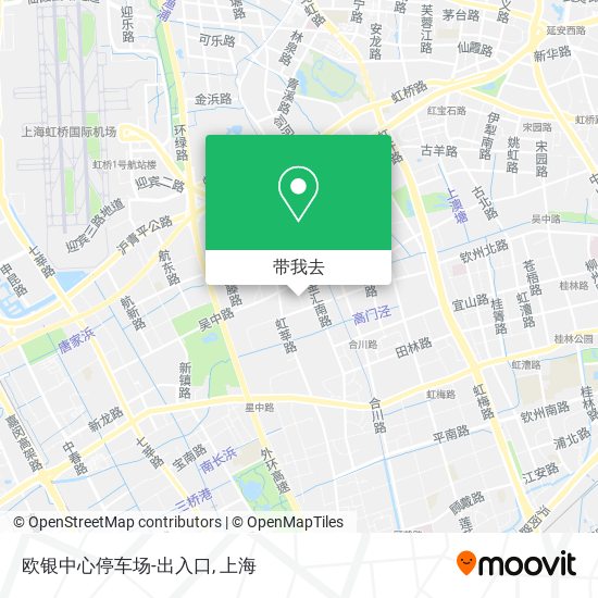 欧银中心停车场-出入口地图