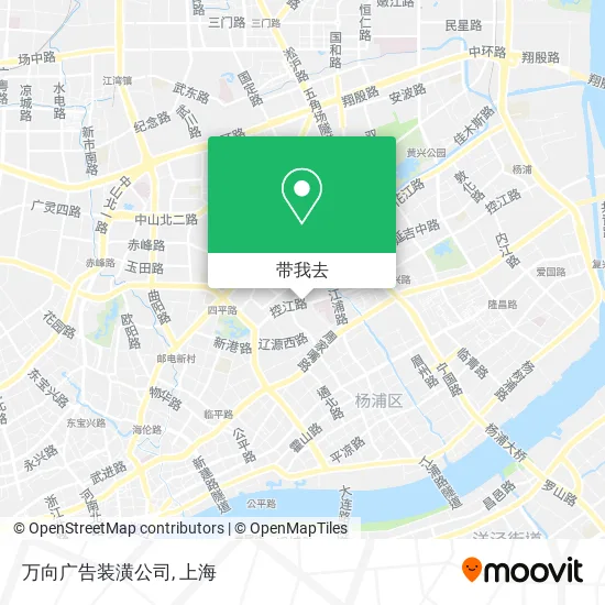 万向广告装潢公司地图