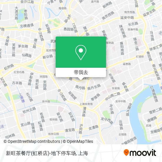 新旺茶餐厅(虹桥店)-地下停车场地图