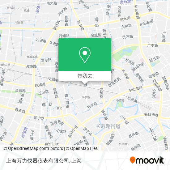 上海万力仪器仪表有限公司地图