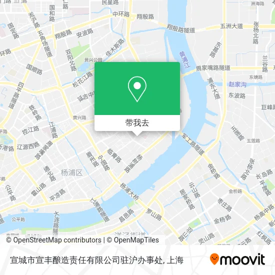 宣城市宣丰酿造责任有限公司驻沪办事处地图