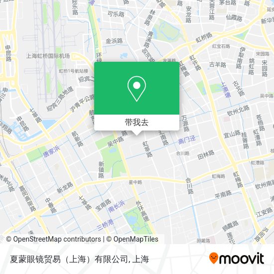 夏蒙眼镜贸易（上海）有限公司地图