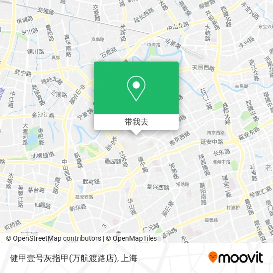 健甲壹号灰指甲(万航渡路店)地图