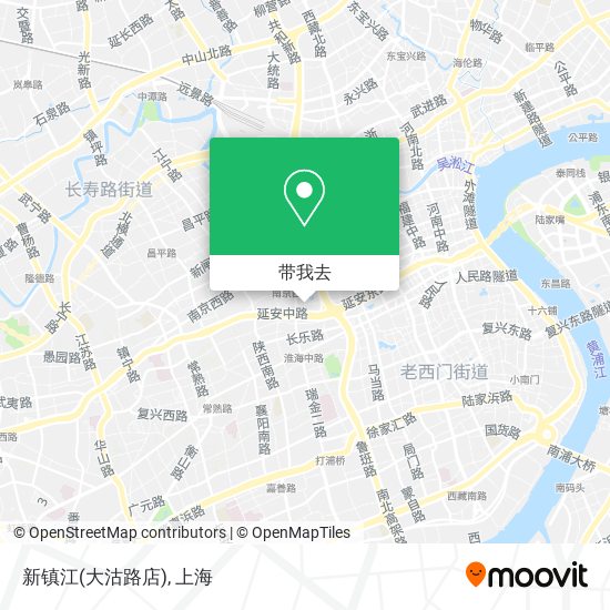 新镇江(大沽路店)地图