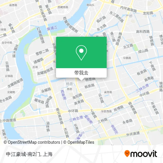 申江豪城-南2门地图