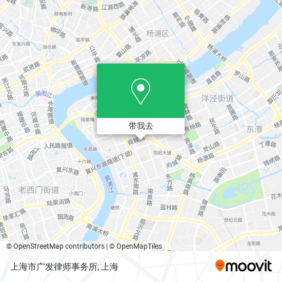 上海市广发律师事务所地图