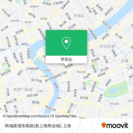 商城路浦东南路(新上海商业城)地图