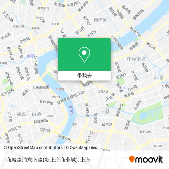 商城路浦东南路(新上海商业城)地图