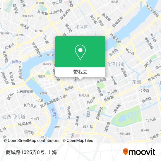 商城路1025弄8号地图