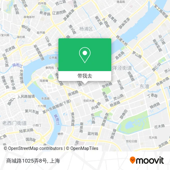 商城路1025弄8号地图