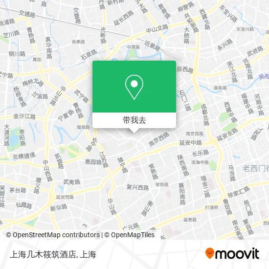 上海几木筱筑酒店地图