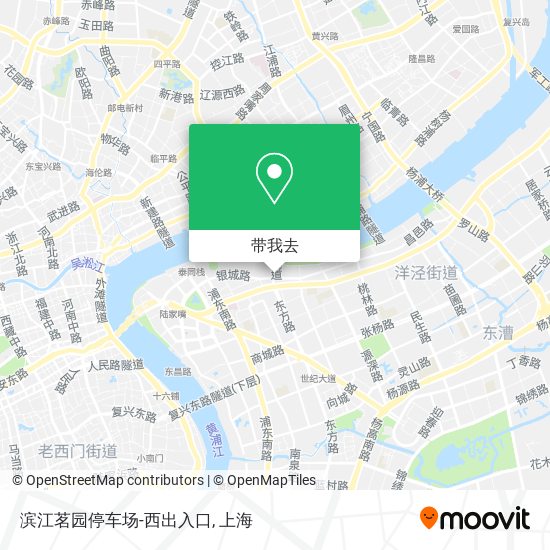 滨江茗园停车场-西出入口地图