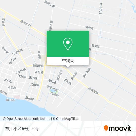 东江小区6号地图