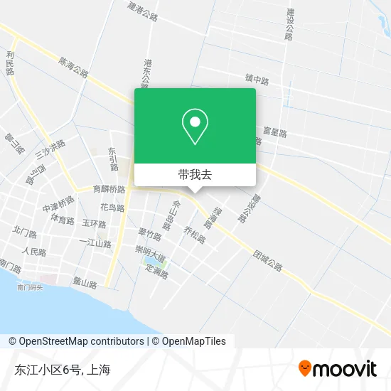 东江小区6号地图