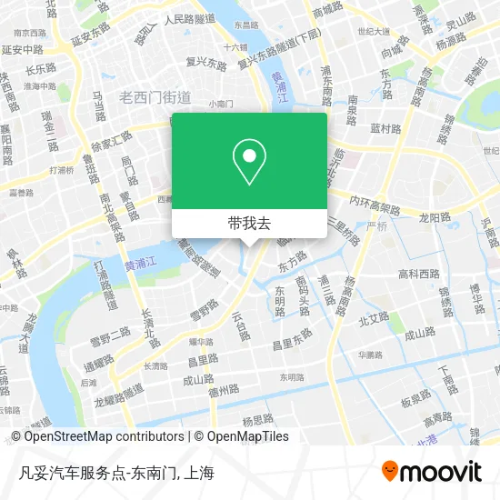 凡妥汽车服务点-东南门地图