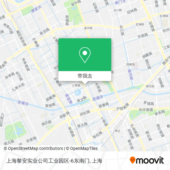 上海黎安实业公司工业园区-6东南门地图