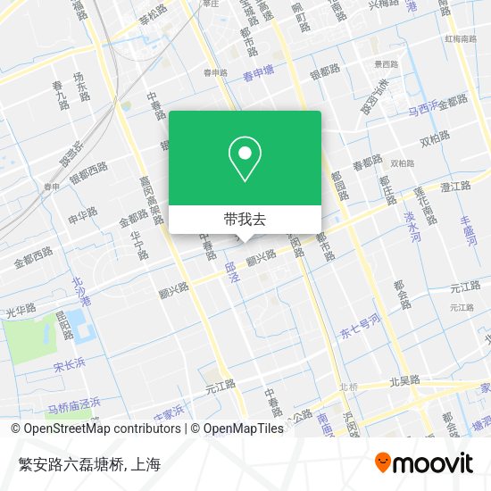 繁安路六磊塘桥地图