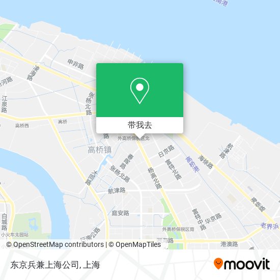 东京兵兼上海公司地图