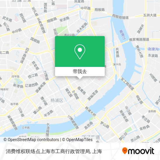 消费维权联络点上海市工商行政管理局地图