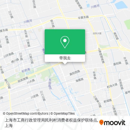 上海市工商行政管理局民利村消费者权益保护联络点地图