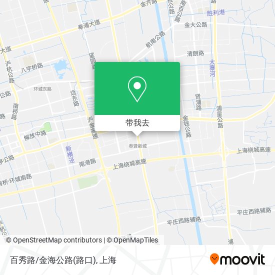 百秀路/金海公路(路口)地图