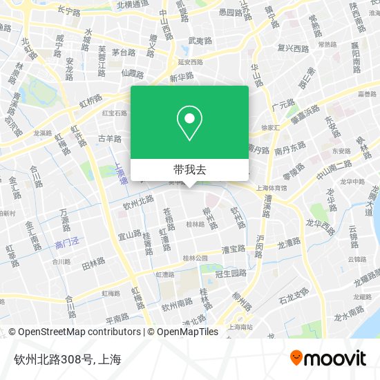 钦州北路308号地图