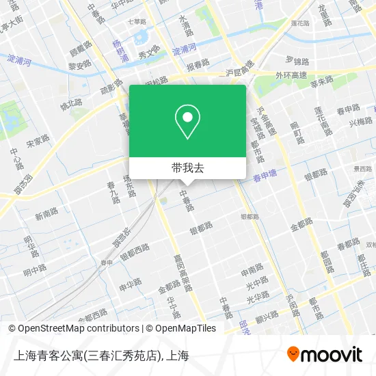上海青客公寓(三春汇秀苑店)地图