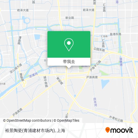 裕景陶瓷(青浦建材市场内)地图