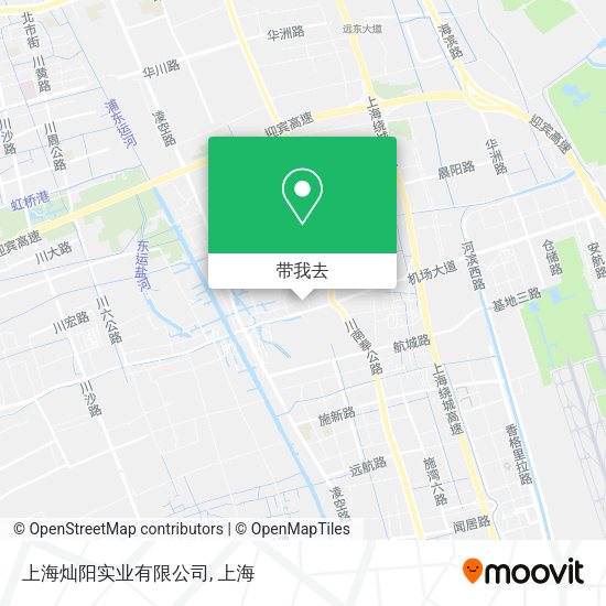 上海灿阳实业有限公司地图