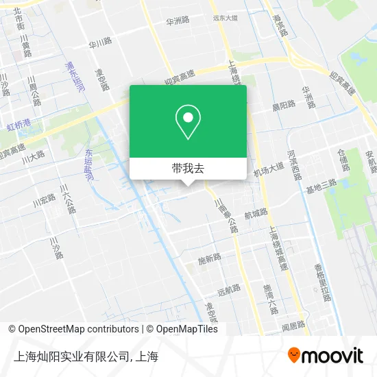 上海灿阳实业有限公司地图