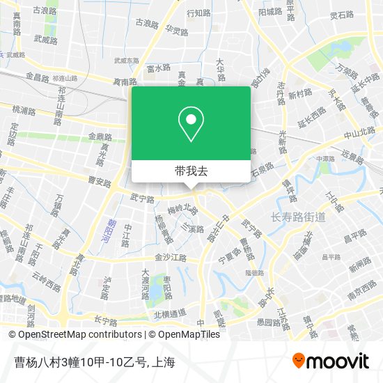 曹杨八村3幢10甲-10乙号地图