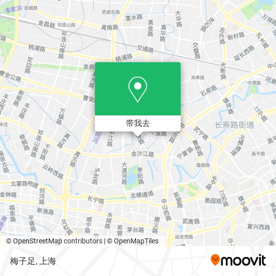 梅子足地图