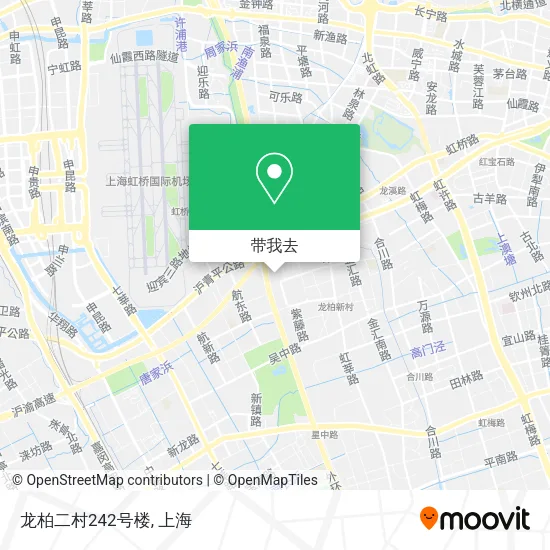 龙柏二村242号楼地图