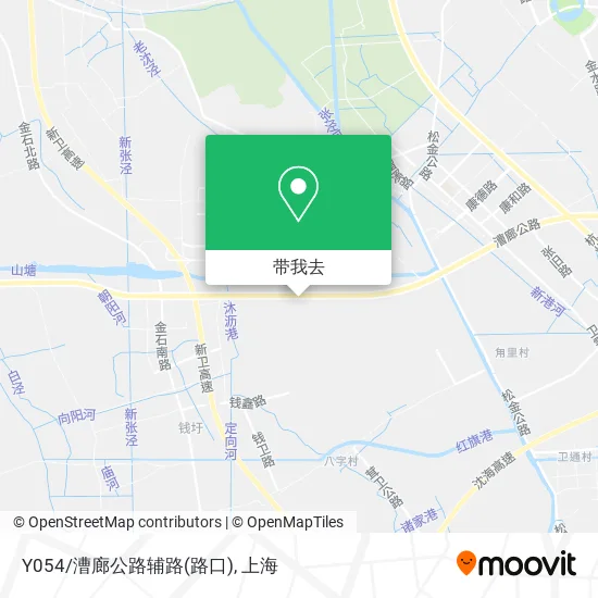 Y054/漕廊公路辅路(路口)地图